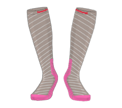 Strumpor Rosa (3pack) Strl 35-38